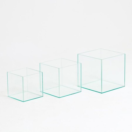 A aquarium set Cube "Matryoshka" - 3 pcs, without cover glass, 16 l, 27 l, 43 liters