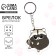 Key keychain "Raccoon", 10.2 x 4.8 cm