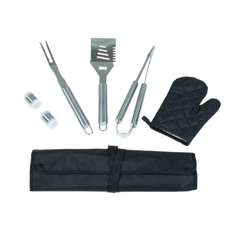Green Glade ST001 grill set, 6 items in apron-1