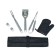 Green Glade ST001 grill set, 6 items in apron