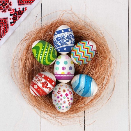 Easter heat -shaped film "Patterns" for 7 eggs