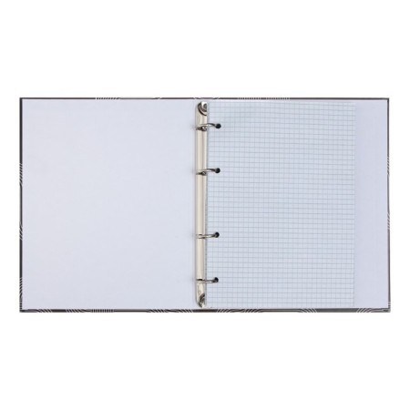 Notebook on rings A5 120 sheets in the Calligrata Graphics Cage, cover 7BC, OFSET block-5