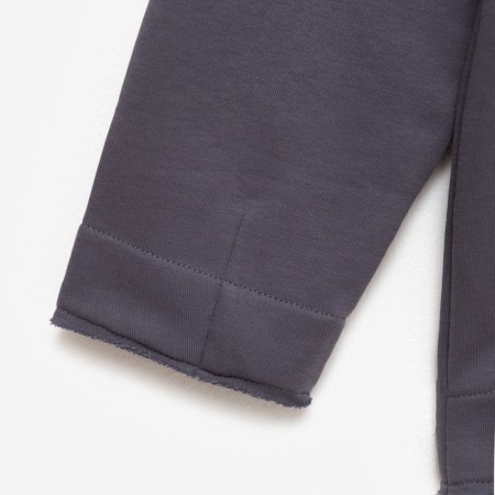 Children's costume (sweatshirt, trousers) minku color gray, height 152-8