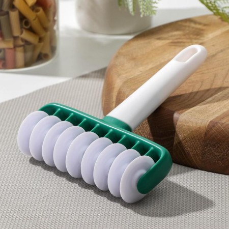 Roller for cutting strips from Konfinetta "Sweetness", 14 × 17 × 4 cm, white color-3