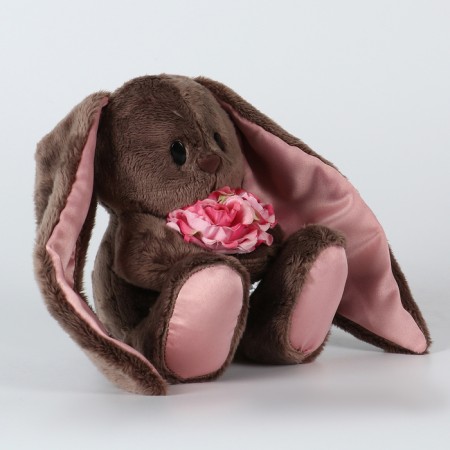 Soft toy "LI with pink flowers", 25 cm-2