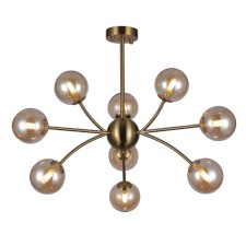 Lamp on the rod 12x40W G9, size 68x68x51 cm
