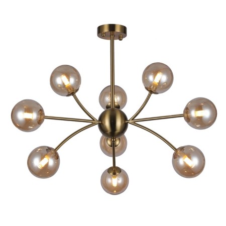 Lamp on the rod 12x40W G9, size 68x68x51 cm