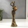 Souvenir Polystone "African with a jug, in an outfit with mirror mosaics" MIX 26x7x5 cm
