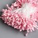 Stamens for flowers "droplets gloss light pink" set 300 pcs length 6 cm