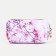 Cosmetic bag with lightning, white/pink color