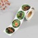 Stick Paper "Cheetah" embossing gold d = 3.8 cm 252 pcs in roll