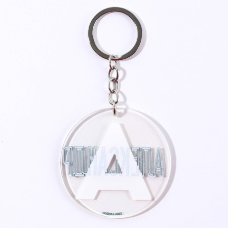 Acrylic key a keychain "Alexander", Diam. 6 cm-5