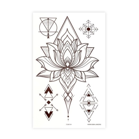 Set with tattoo transmission "Geometry"-1