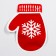 Gift Package "Mittens", with ZIP-Lock with a fastener of 20 x 15 cm