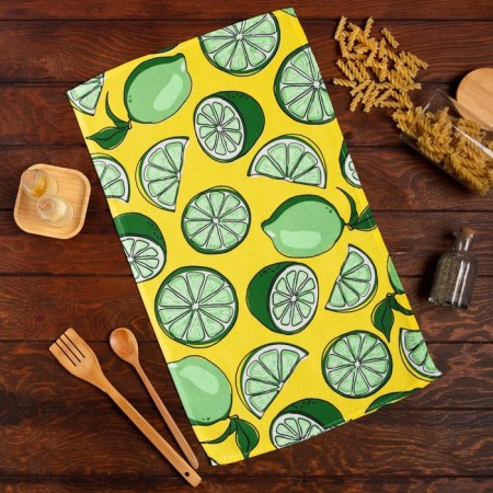 Towel kitchen shade Lime 35x60 cm, 100% cotton, 160g/m2