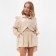Women's costume (blouse, shorts) minku: casual collection beige color, rr 48