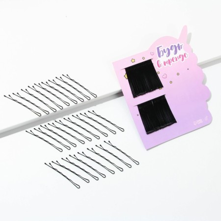 Invisibility for hair "Be in trend" 60 pcs, 4.5 cm-1