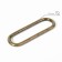 Ring for bags, oval, 44 ± 2 mm × 16 mm, thickness - 3 mm, antique color