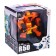 Robot radio -controlled "drift", light and sound effects, works on batteries, color orange color