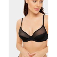 Women's bra -lotus, size 70c, black color