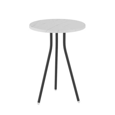 Table Journal Sly, 345x345x500, White Marble