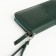 Women's wallet with lightning, green color