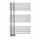 Water towel Terminus "Astra" P15, 70x800 mm, lower connection, chrome