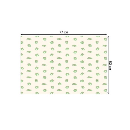Bathroom mat “Sweet muzzle”, anti -slip, size 52x77 cm-1