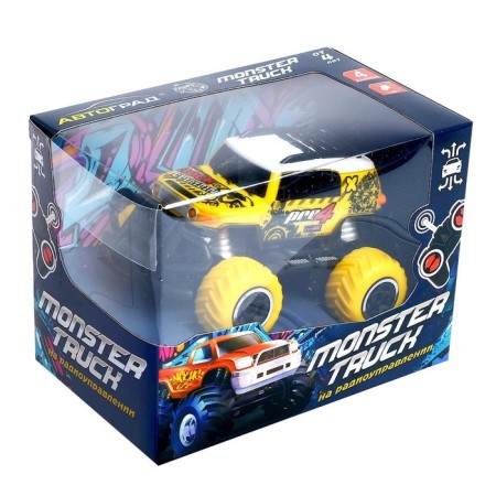 Radio -controlled jeep "graffiti", works on batteries, green color-5