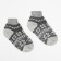 Women's socks “white snowflake”, dark gray color, size 25