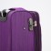 Small 20 suitcase, lightning department, code castle, 4 wheels, outer pocket, purple color