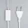 LED bush "Roses Red" 45 cm, 24 LED, constant glow, 220 V, glow warm white