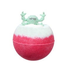 Children's bomb for a bath, red, with a toy, mix, 100 g