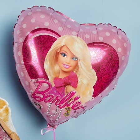 Foil ball 18 "Barbie", heart