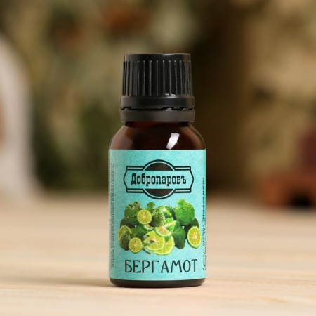Essential oil "Bergamot" bottle-boiler 17 ml "Dobroparov"-1
