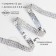 Thermoclay rhinestones, d = 4 mm, width - 12 mm, 4.5 ± 0.5 m, silver color