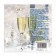New Year's napkins Paper Home Collection "Champagne spray", 3 layers, 33x33 cm, 20 pcs