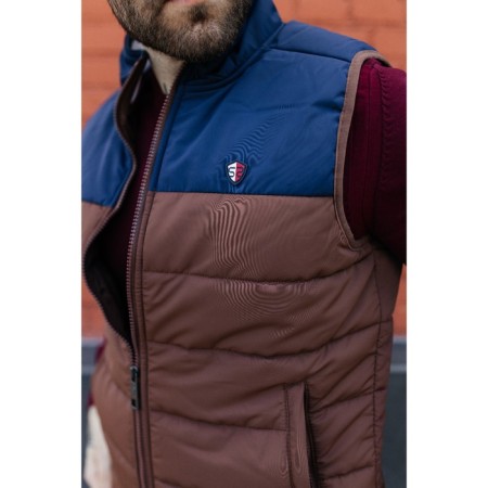 Male ise vest, size 46, brown color-12