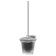 Holder with a toilet ruff with a lid, matte crystal, chrome, fbs