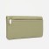 Women's wallet on magnets, green color