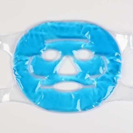 Facial mask hydrogel, cooling/warming, d = 21 cm, blue color-2