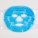 Facial mask hydrogel, cooling/warming, d = 21 cm, blue color