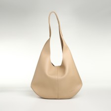 Women's bag on magnet Textura, large size, beige color