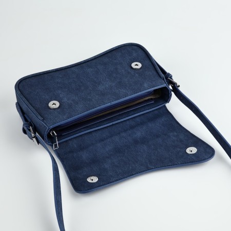 Female bag 25*14*6.5 cm, blue color-6