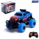 Radio -controlled jeep "graffiti", works on batteries, blue color