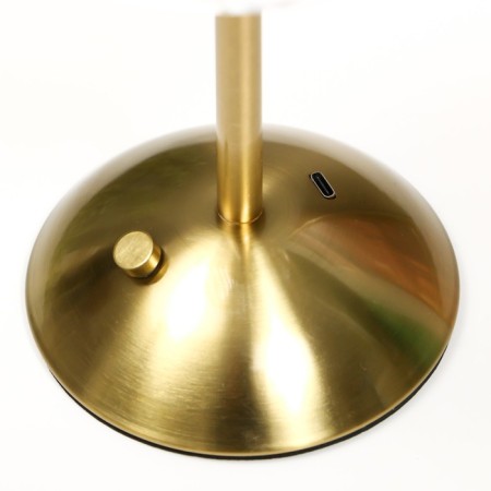 Berte table lamp LED USB AKB gold 13x13x29 cm Risalux-7