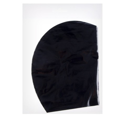 Foil ball 9 “Black shine”, mini-heart, without a valve, a set of 5 pcs.-1