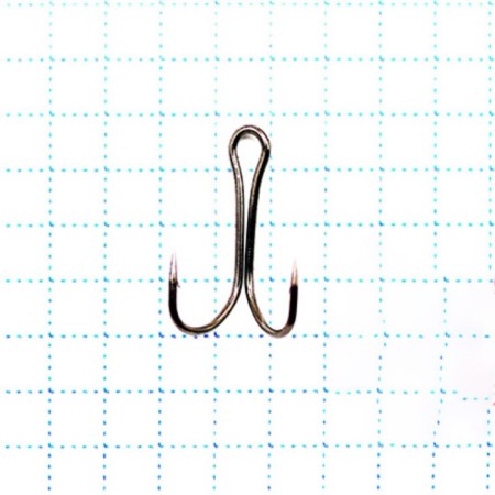 The hook KOI Short Double Hook, size 6 Int, BN color, double, 10 pcs.