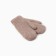 Baby mittens minku, brown color, 19 cm
