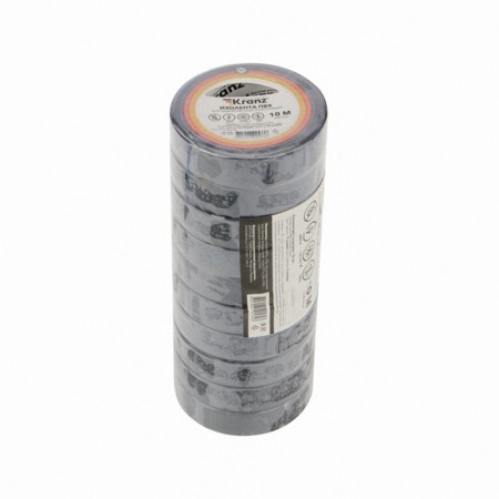 Izolent PVC 0.13x15 mm, 10 m, black Kranz-4